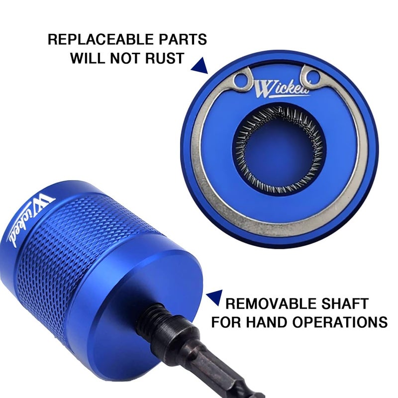 ويكد منظف ​​الأنابيب النحاسية WICKED 3/4، الأداة الأصلية شديدة التحمل القابلة للإصلاح بالكامل، أداة سباكين احترافية، ألومنيوم من فئة الطائرات ذات القوة الصناعية، جودة/متانة التجار - Image 2